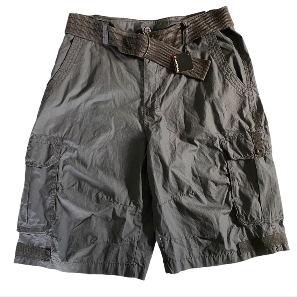 Airwalk men’s gray cargo shorts
